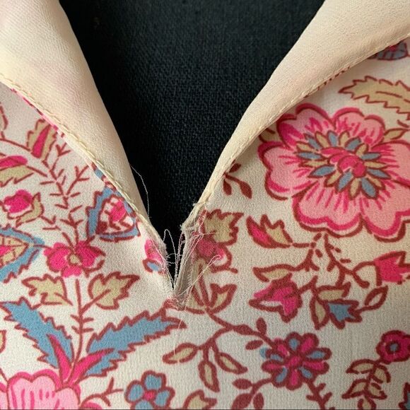 Anthropologie Love the Label Sam pink floral mini dress size XS - Picture 12 of 13